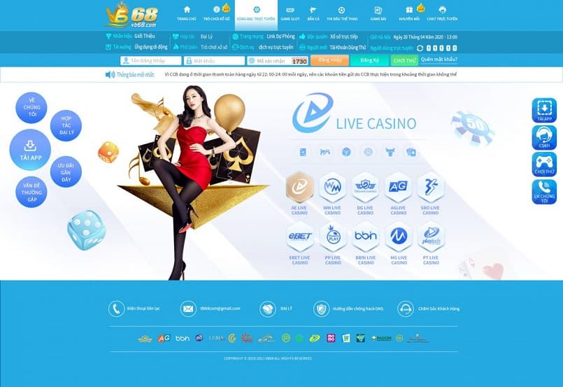 Đánh giá giao diện trang web của Zbet68 Games - Zbet68
