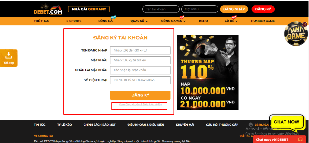 Hướng dẫn đăng ký người dùng mới Kinh88 - Kinh88